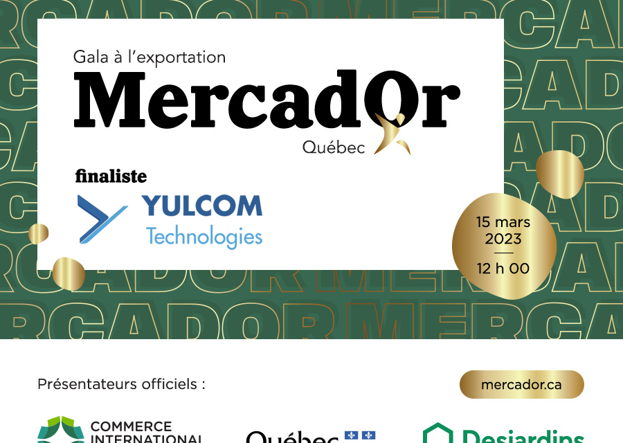 EXPORT : YULCOM finalist for the MercadOr 2023 award