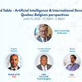 Round Table Artificial Intelligence and International Development