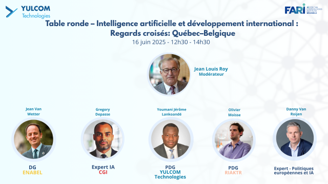 Table ronde Intelligence artificielle et développement international